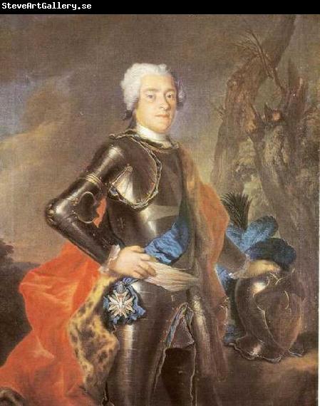 Louis de Silvestre Portrait of Johann Georg, Chevalier de Saxe